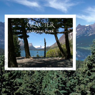 St. Mary Sjö, Glacier National Park Vykort