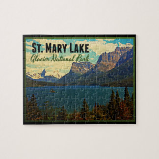 St. Mary Sjö Glacier NP Pussel