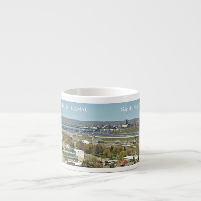 St. Marys Falls Canal espresso mugg Espressomugg (Framsidan)