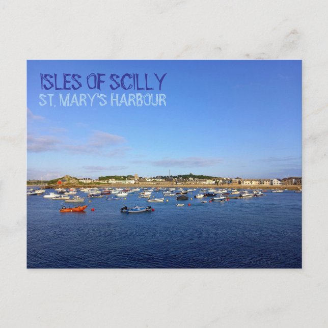 St. Mary's Harbour - Isles Of Scilly Vykort (Framsida)