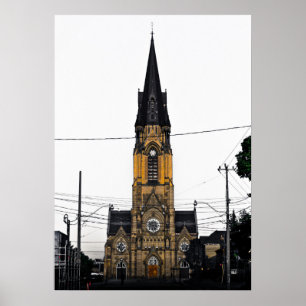 St. Marys kyrka nr 1 Färg Poster