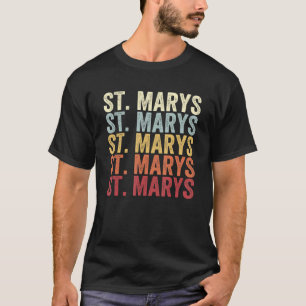 St Marys Pennsylvania St Marys PA Retro Vintage Te T Shirt