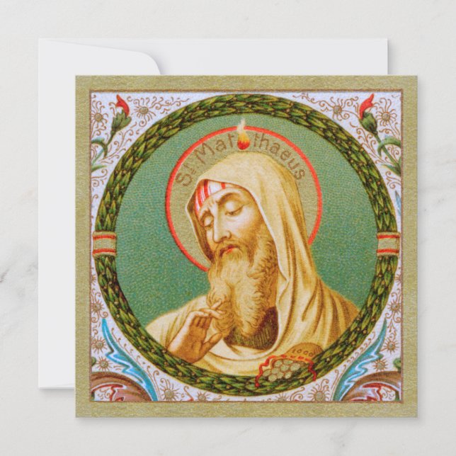 St. Matthew the Apostle (JMAS 08) Blank Card (Framsida)