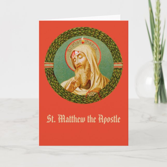 St. Matthew the Apostle (JMAS 08) Greeting Card Kort (Framsida)