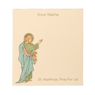 St. Matthew the Apostle (RLS 10) 5,5" x 6 Anteckningsblock