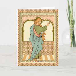 St. Matthew the Apostle (RLS 10) Blank Hälsning Kort