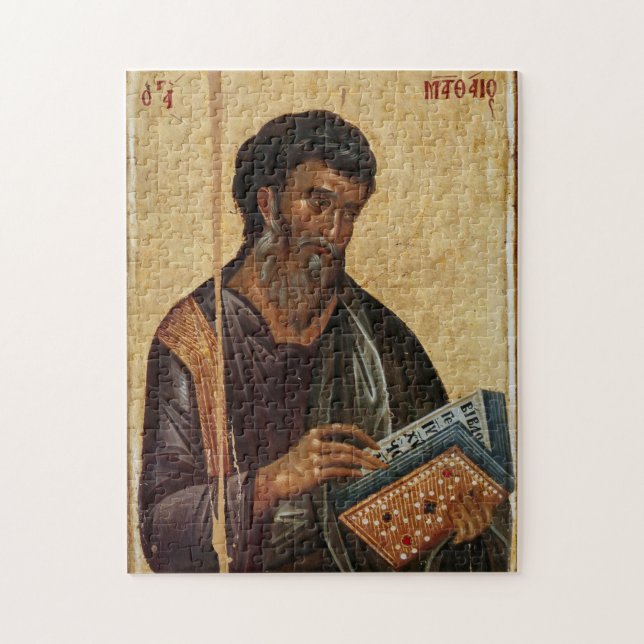 St. Matthew the Evangelist Orthodox Icon Pussel (Vertikal)