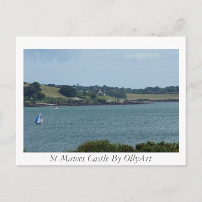 St Mawes Castle by OllyArt Photography Vykort (Framsida)