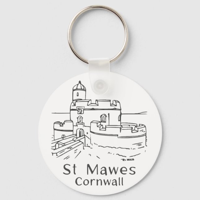 St Mawes Castle Keyring Nyckelring (Framsida)