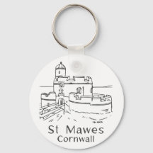 St Mawes slott nyckelring