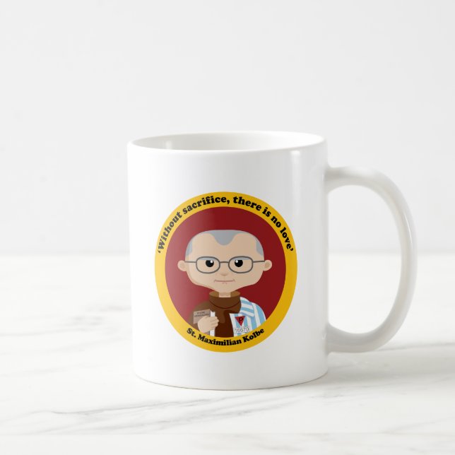 St. Maximilian Kolbe Kaffemugg (Höger)