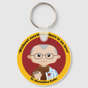 St. Maximilian Kolbe Nyckelring