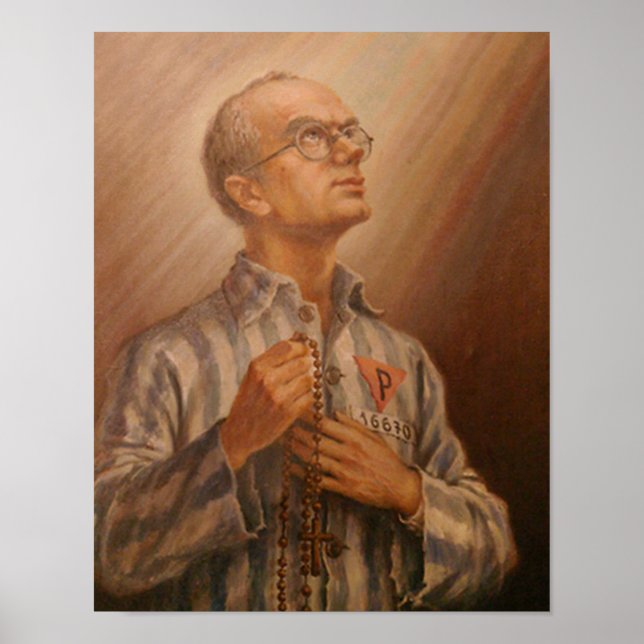 St Maximilian Kolbe Poster (Framsidan)