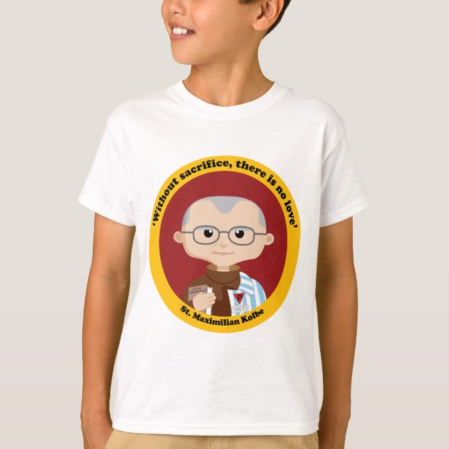 St. Maximilian Kolbe T-shirt (Framsida)