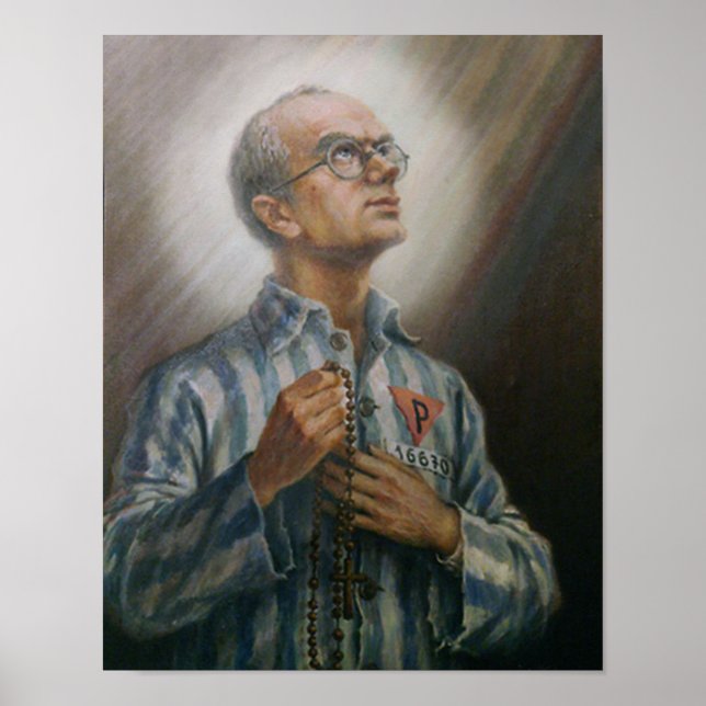 St Maximillian Kolbe Poster (Framsidan)