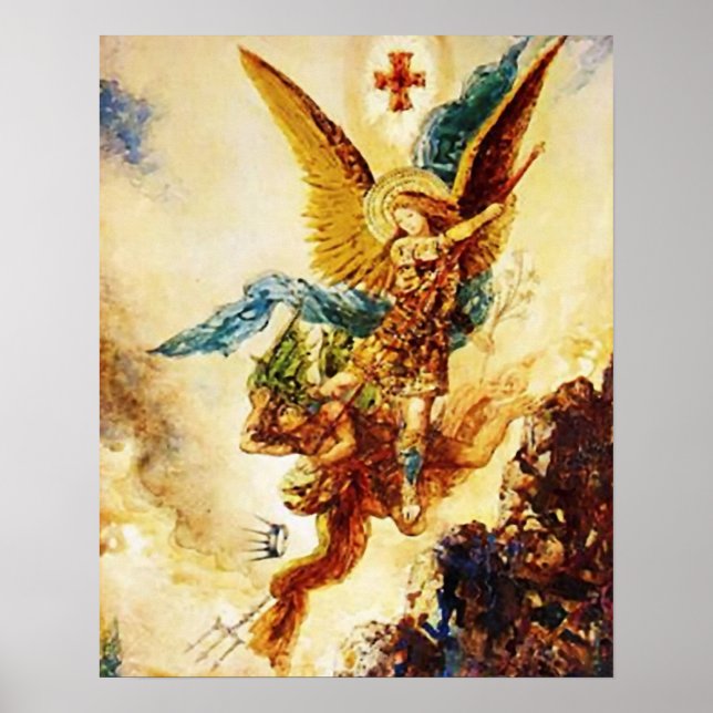 St Michael Archangel 04A Poster (Framsidan)