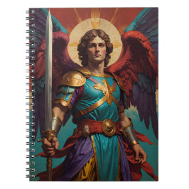St Michael Archangel Catholical Notebook Journal Anteckningsbok