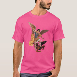 St Michael Archangel Catholik Angel försvarar oss T Shirt