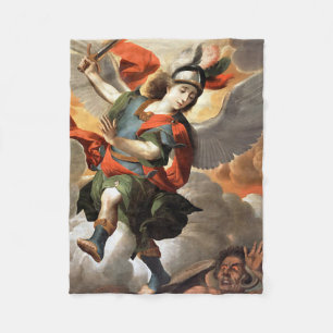 St Michael, Archangel Fleece Blanket