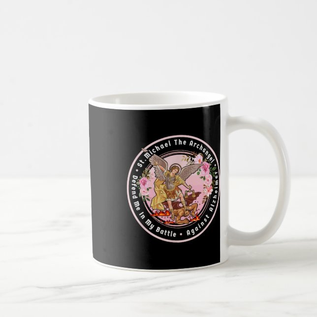 St. Michael Archangel hjälper mig mot Heimerhe Kaffemugg (Höger)