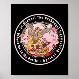 St. Michael Archangel hjälper mig mot Heimerhe Poster