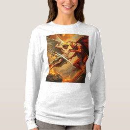 St Michael Archangel Långärmad Women's Tee