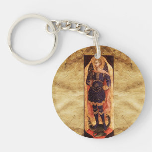 ST MICHAEL ARCHANGEL MED DRAGON Prayer Parchment