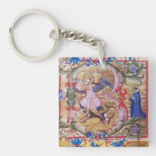 St. Michael Archangel och Dragon Prayer Parchment