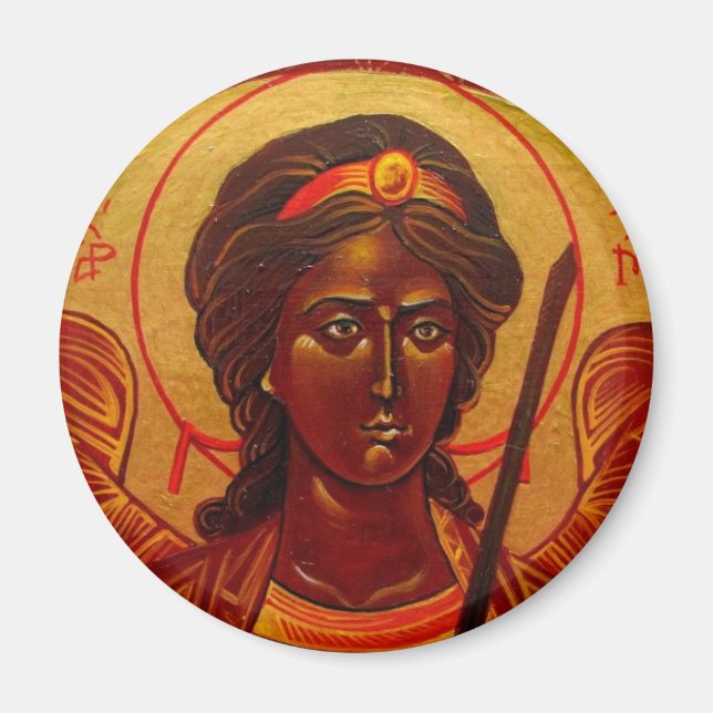 St. Michael Archangel Orthodox Icon magnet (Framsidan)