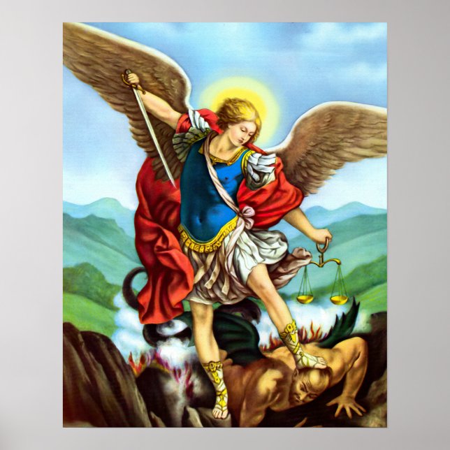 St Michael Archangel Poster San Miguel Arcangel (Framsidan)