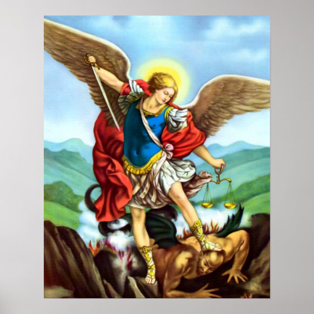 St Michael Archangel Poster San Miguel Arcangel (Framsidan)