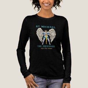 St Michael Ärkeängel Katolsk Bön T Shirt