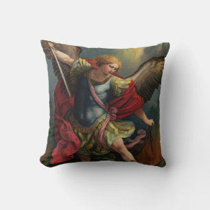 St Michael ärkeängeldekorativ kudde