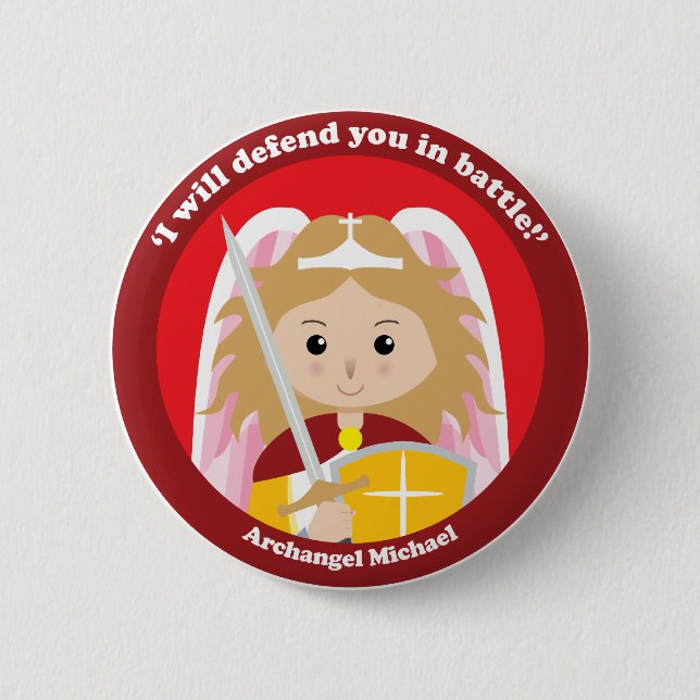 St Michael ärkeängeln Knapp (Framsida)