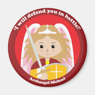 St Michael ärkeängeln Magnet
