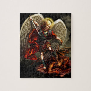St Michael ärkeängeln Pussel
