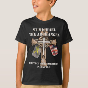 St Michael ärkeängeln - skydda våra soldater Tee
