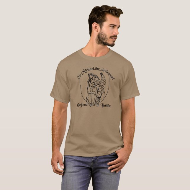 St Michael ärkeängeln Tee (Hel framsida)