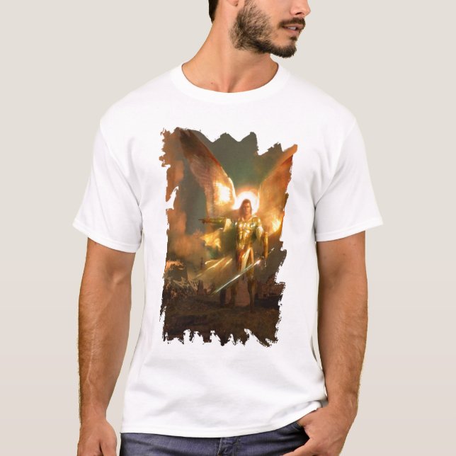 St Michael ArmorTShirt T-shirt (Framsida)