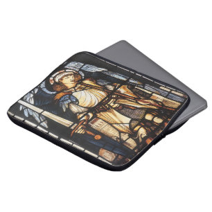 St Michael av Burne Jones, vintageärkeängel Laptop Fodral
