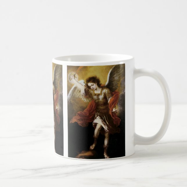 St Michael av Murillo Kaffemugg (Höger)