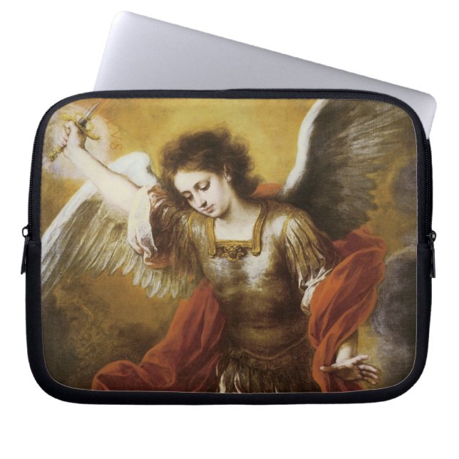 St Michael av Murillo Laptop Fodral (Framsidan)