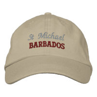 St. Michael, Barbados Embroized Baseball Cap