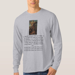 "St Michael bön" Theresa Hartman Tee Shirt