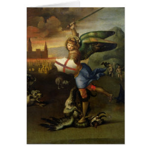 St Michael c.1503-05 Hälsningskort