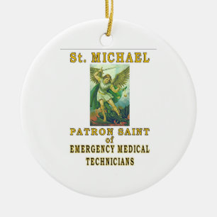 ST MICHAEL EMT JULGRANSPRYDNAD KERAMIK