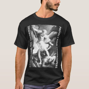 St Michael fallskärmsjägarevit Tee Shirt