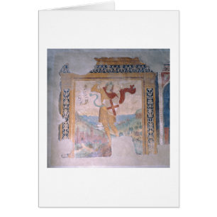 St Michael (fresco) Hälsningskort