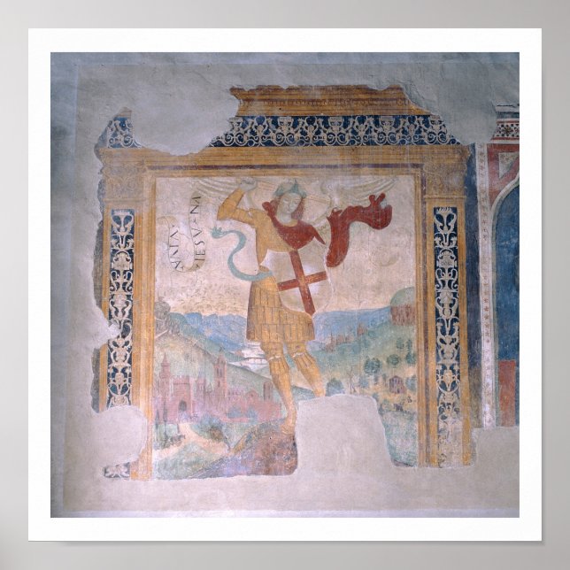 St. Michael (fresco) Poster (Framsidan)