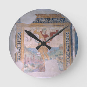 St Michael (fresco) Rund Klocka